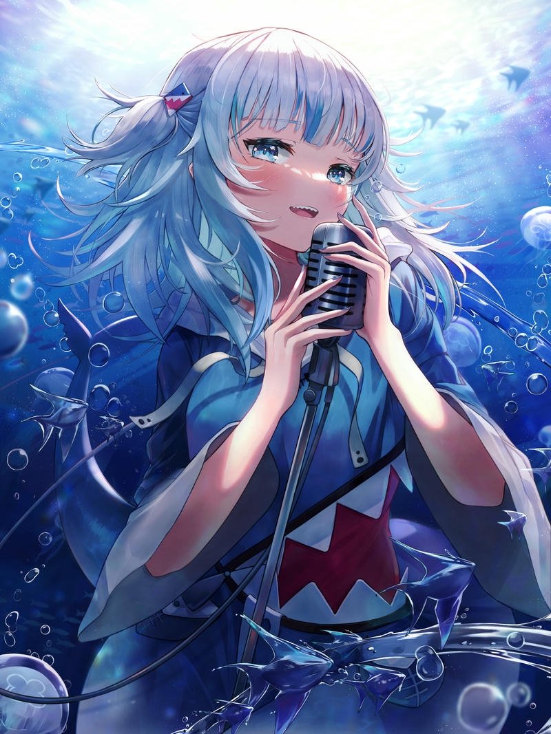 ảnh anime cá mập 33