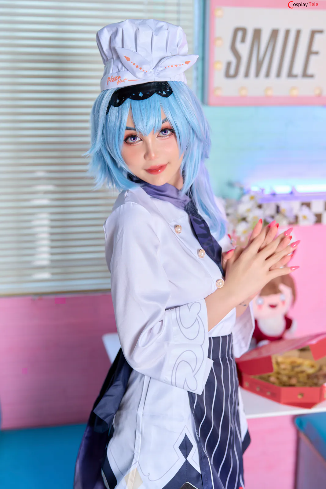 Joyce cosplay Eula Pizza 1