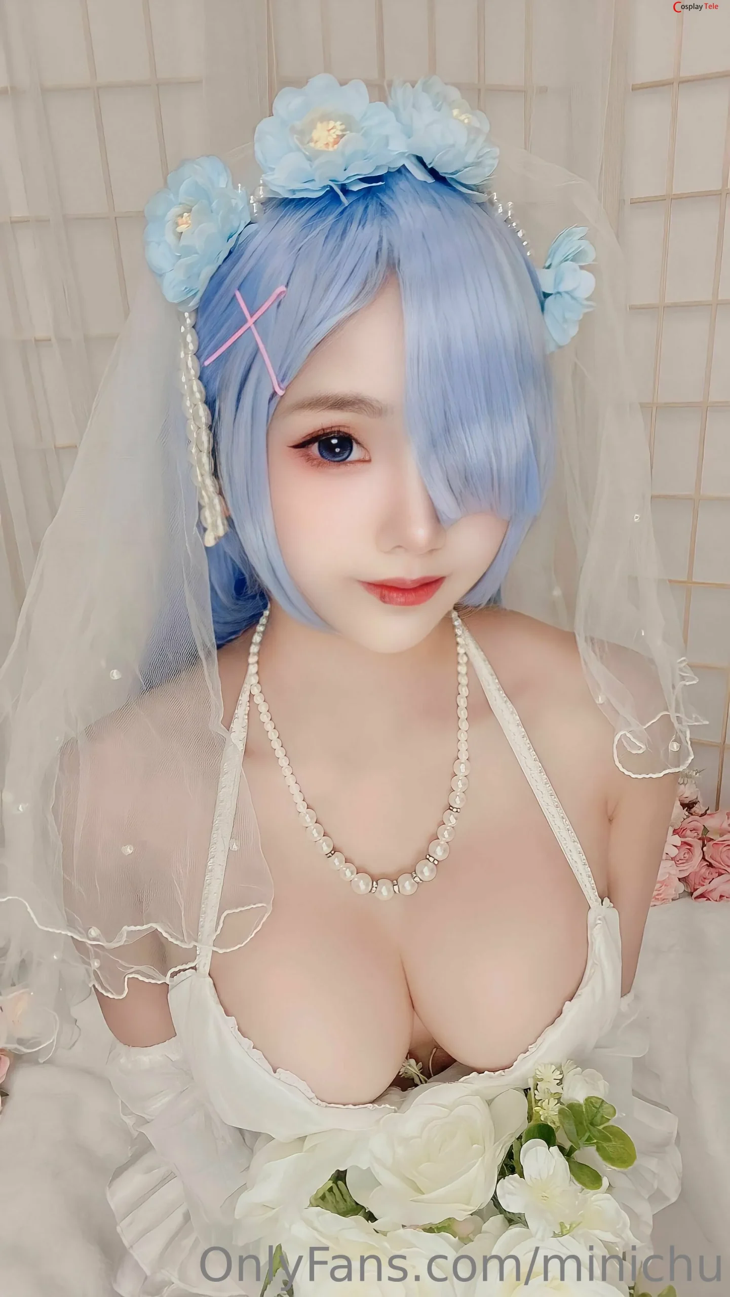 Minichu cosplay Bride Rem 10