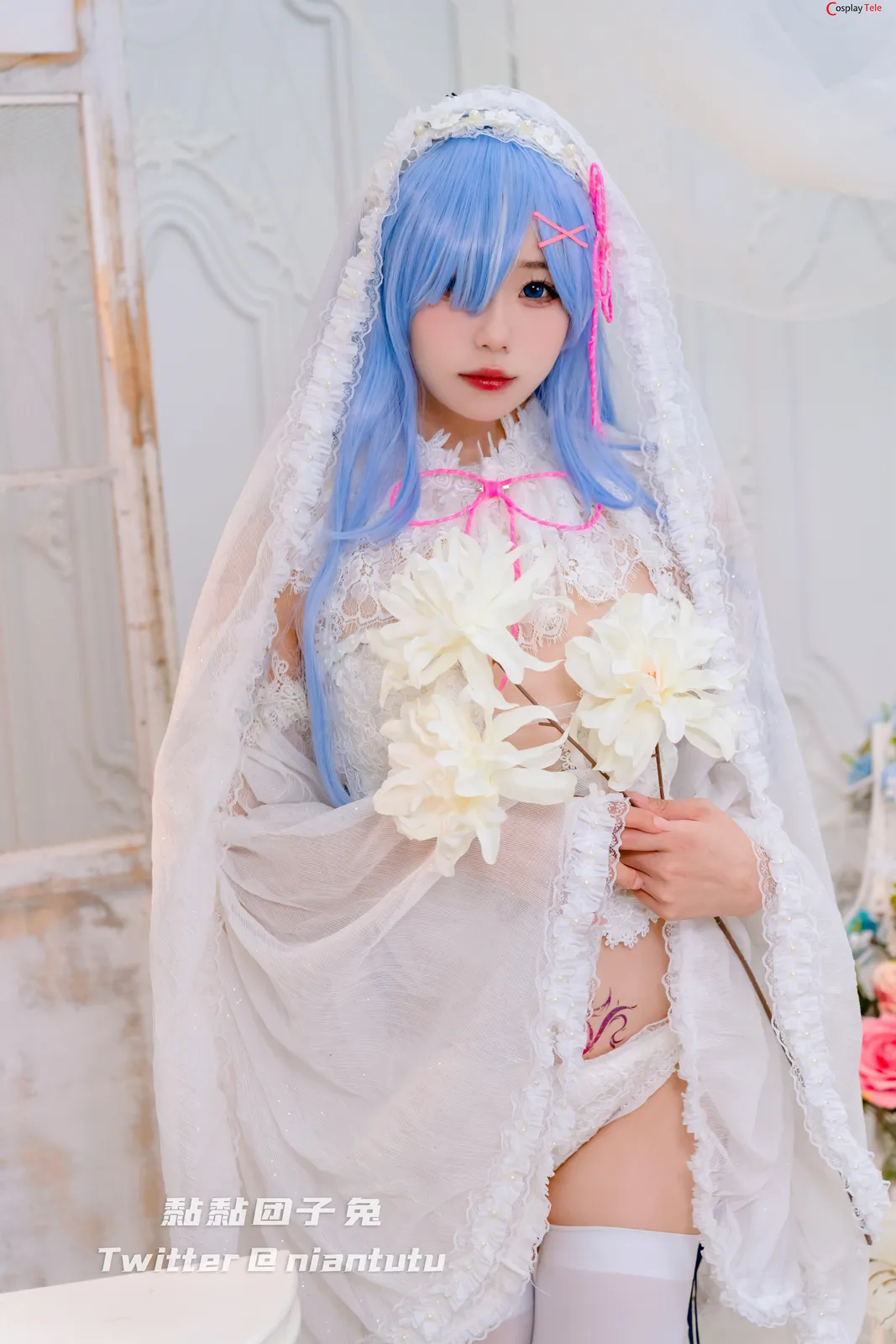 Yaokoututu cosplay Rem Bride 4