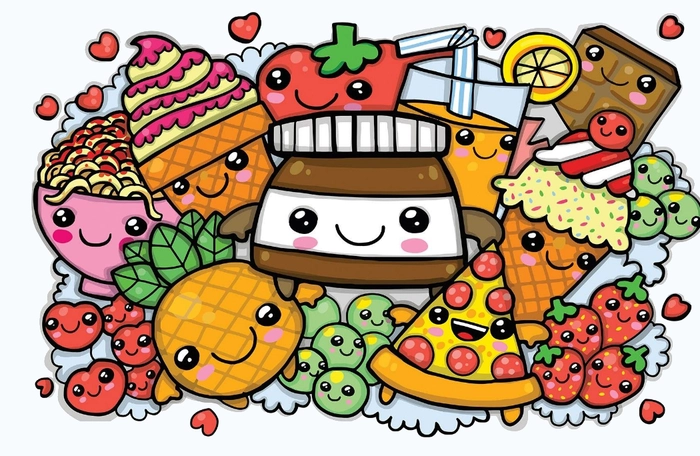 ảnh chibi food 10