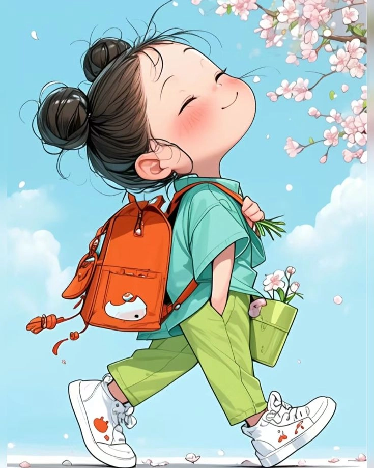 ảnh chibi nữ học sinh 2