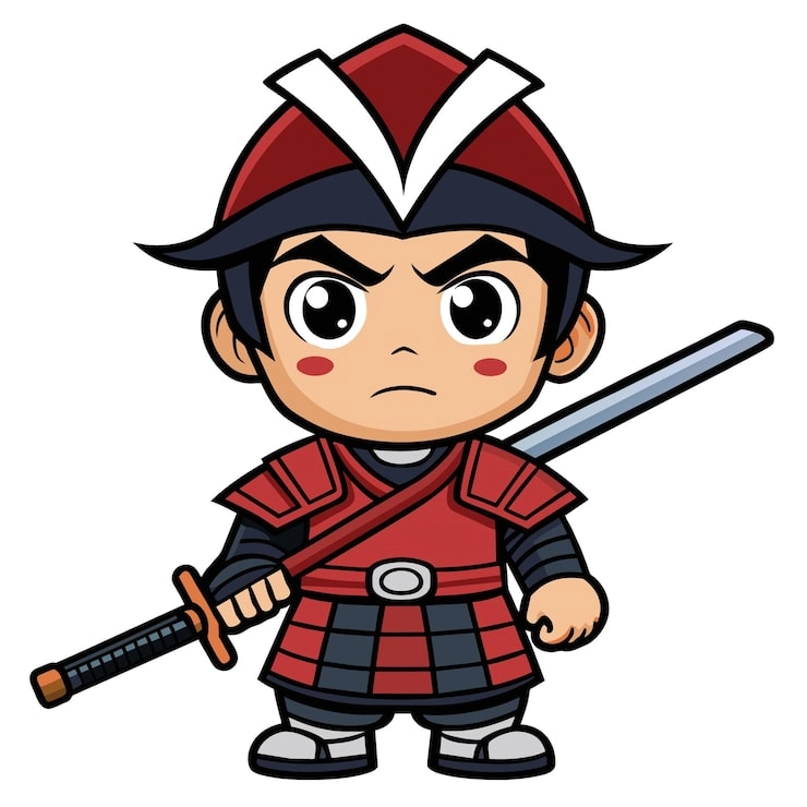 ảnh chibi samurai 4