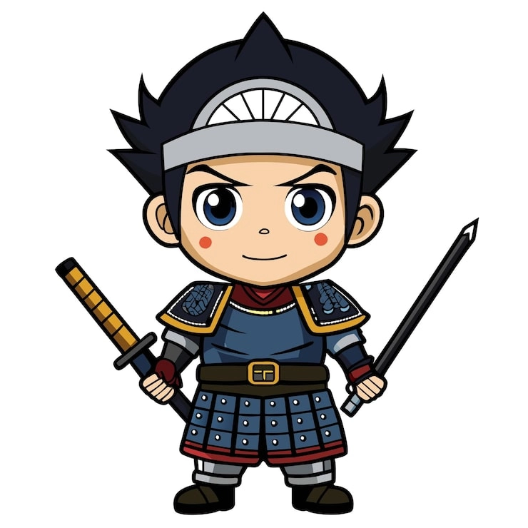 ảnh chibi samurai 14