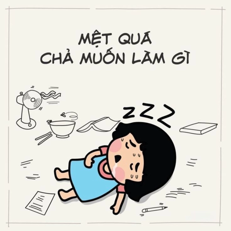 meme mệt mỏi 5