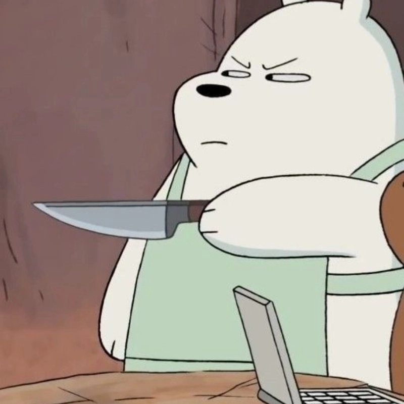 meme cầm dao 3