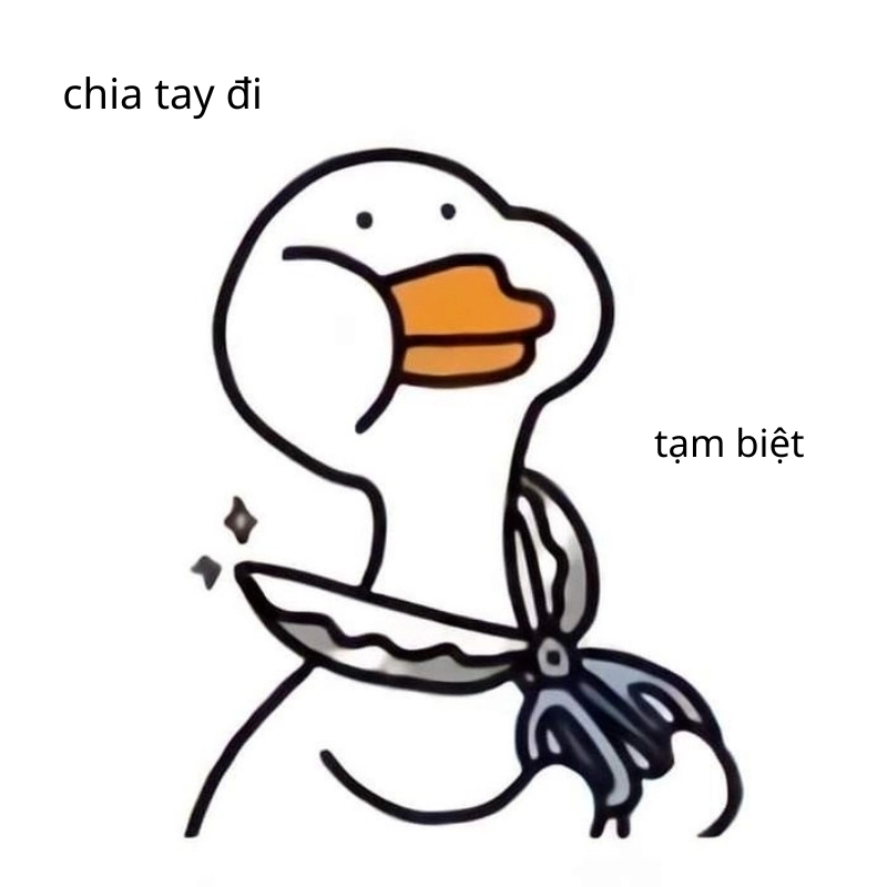 meme tạm biệt 6