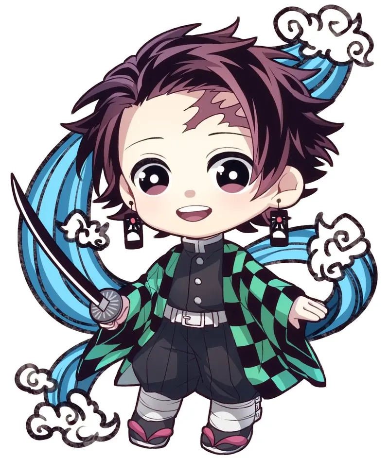 thanh gươm diệt quỷ chibi 2