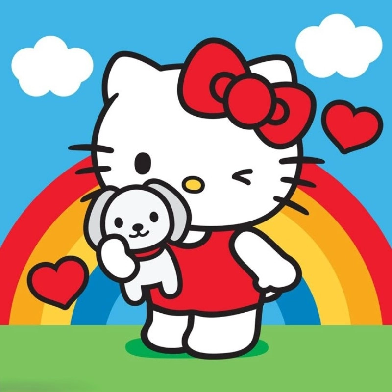 Hello Kitty tô màu 17