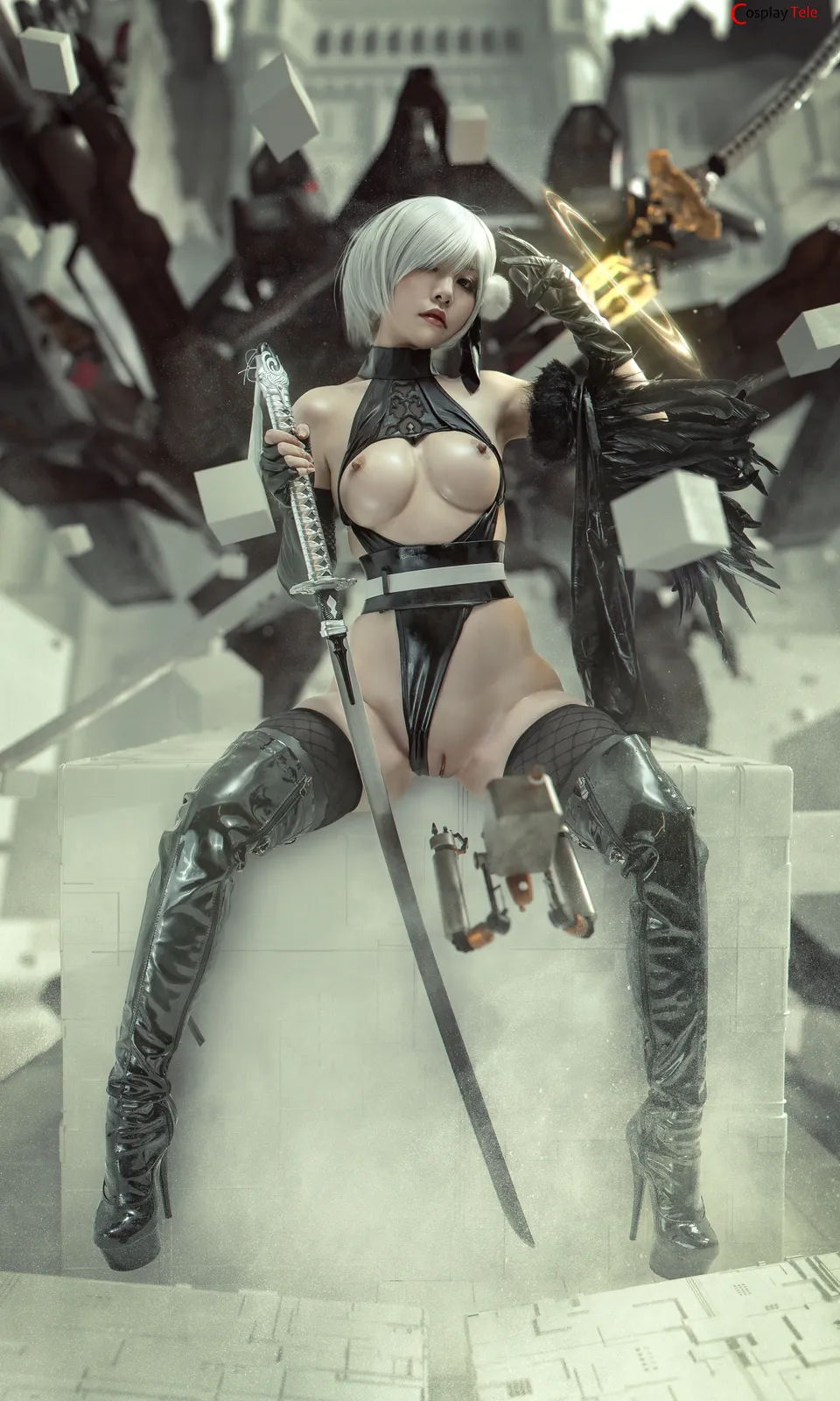 Nekokoyoshi cosplay 2B 39