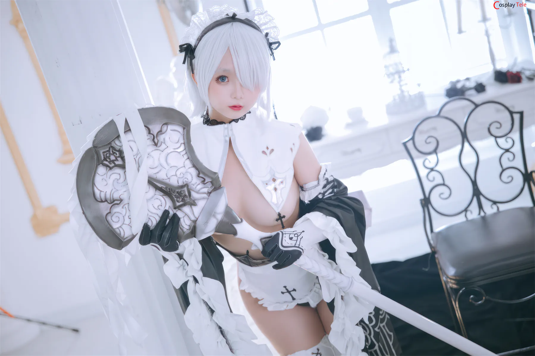 Rinaijiao cosplay 2B Milk Maid 19